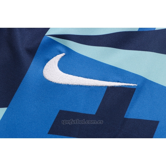 Chandal del Inter Milan Manga Corta 2022-2023 Azul - Pantalon Corto